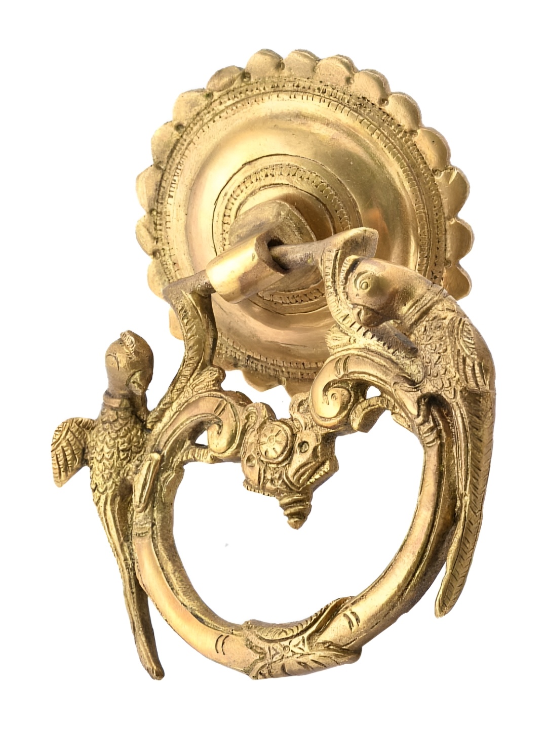 

Indianshelf Yellow Parrot Door Knocker