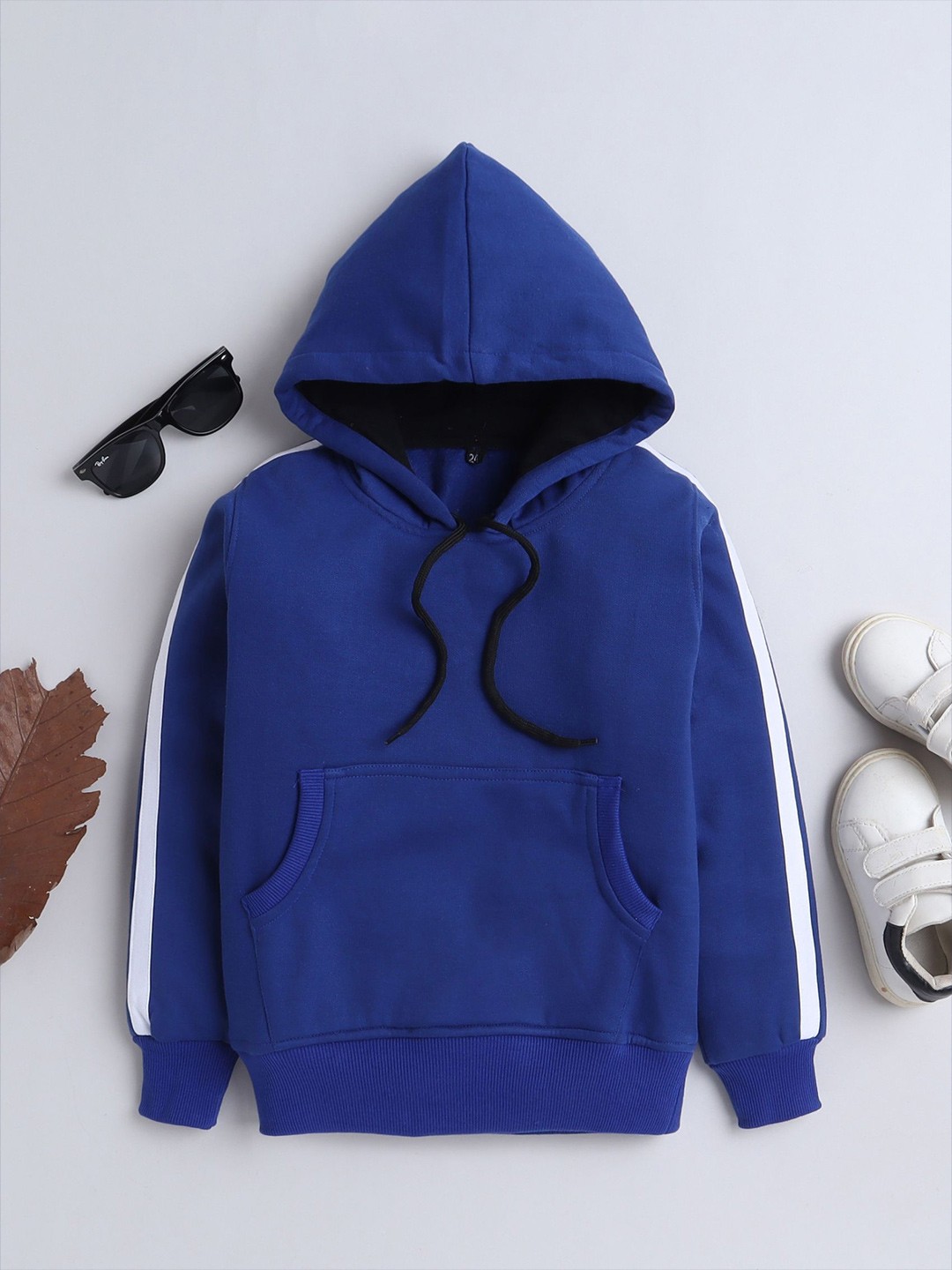 

BAESD Boys Hooded Cotton Sweatshirt, Blue