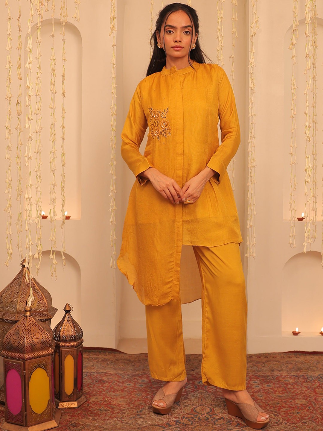 

Alaya By Stage3 Women Kurta with Trousers, Yellow