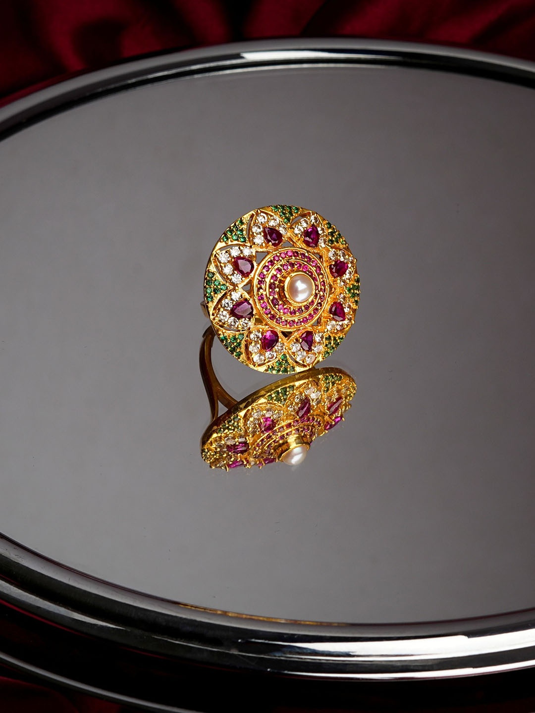 

TOTAPARI Women Gold Ring