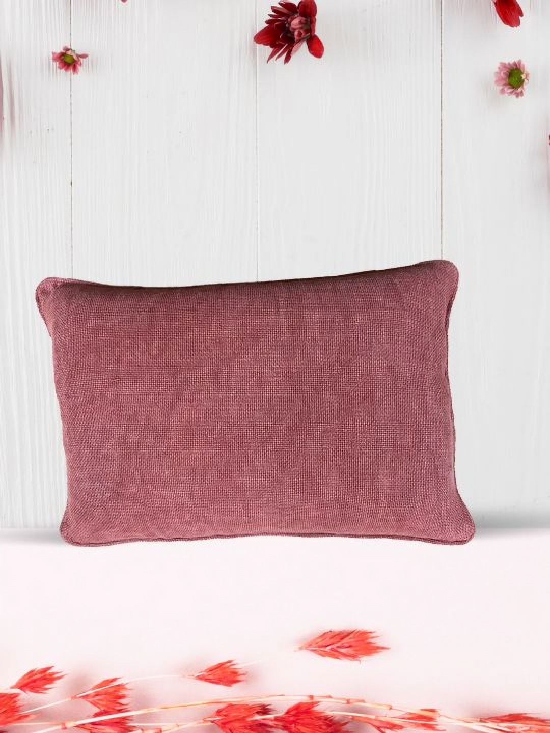 

SAJAVAT Maroon 1 Pure Cotton Rectangle Pillow Covers