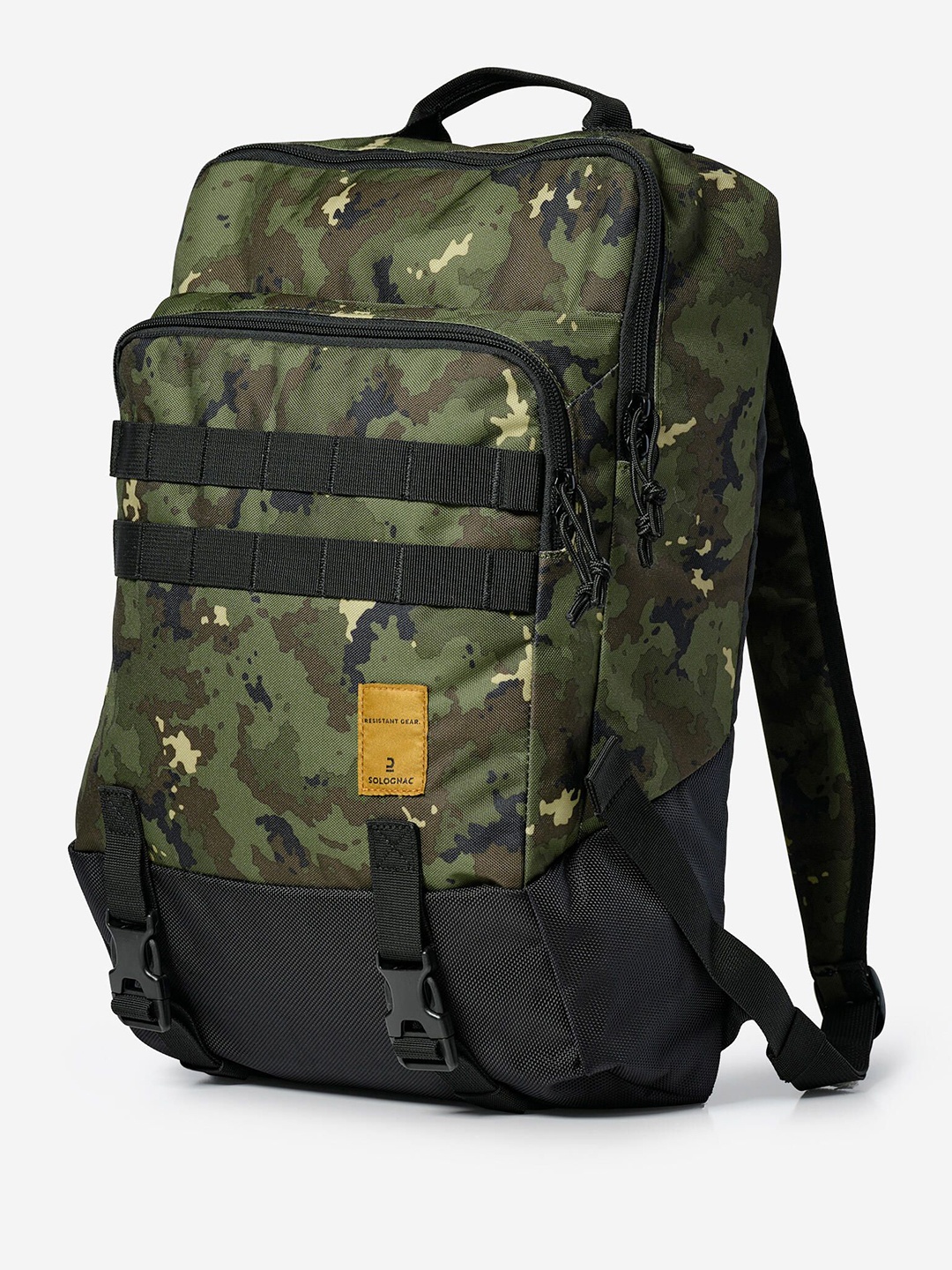 

SOLOGNAC By Decathlon Unisex Camouflage Printed Backpacks, Green