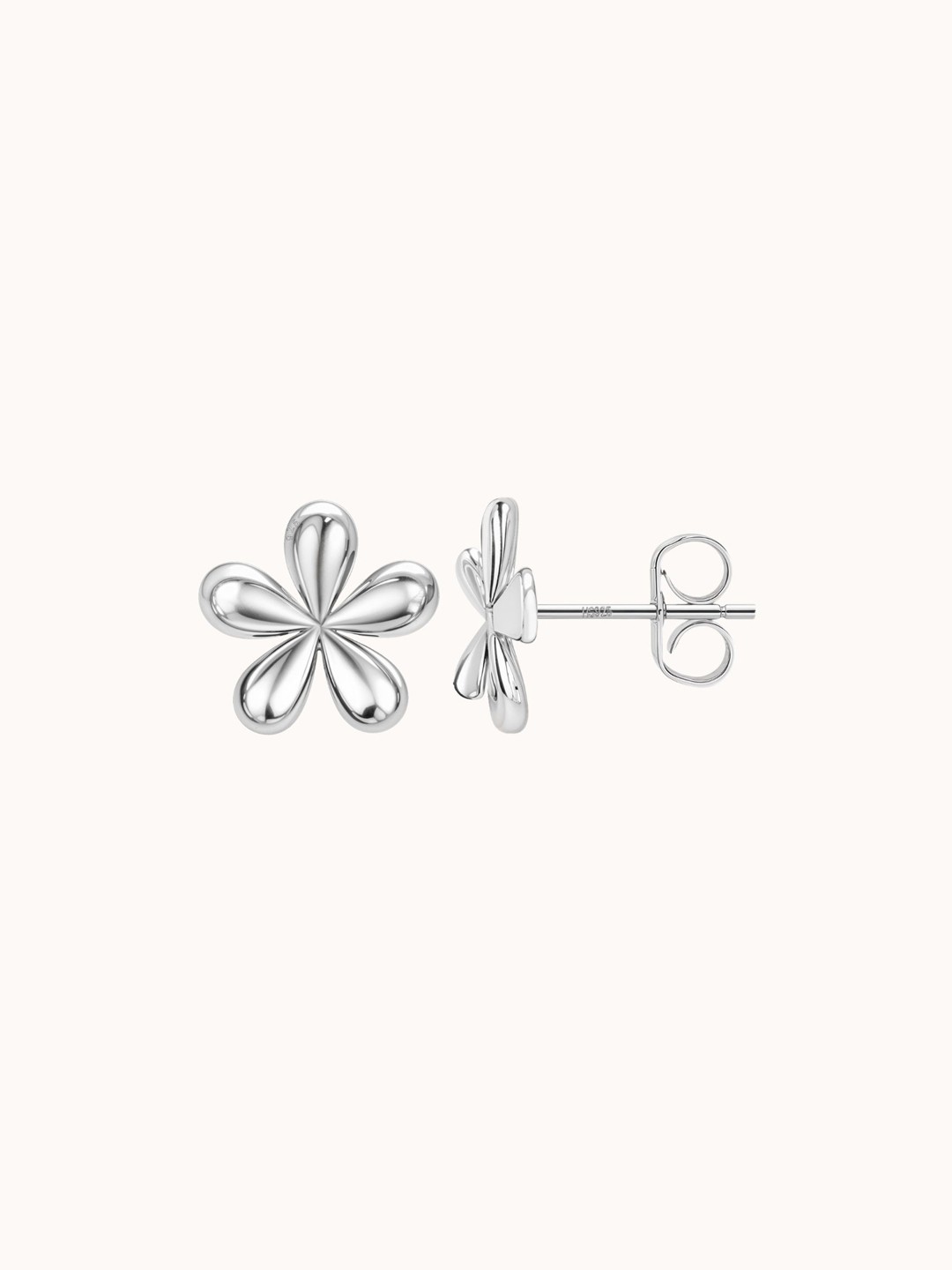 

HighSpark Contemporary Studs Earrings, Silver
