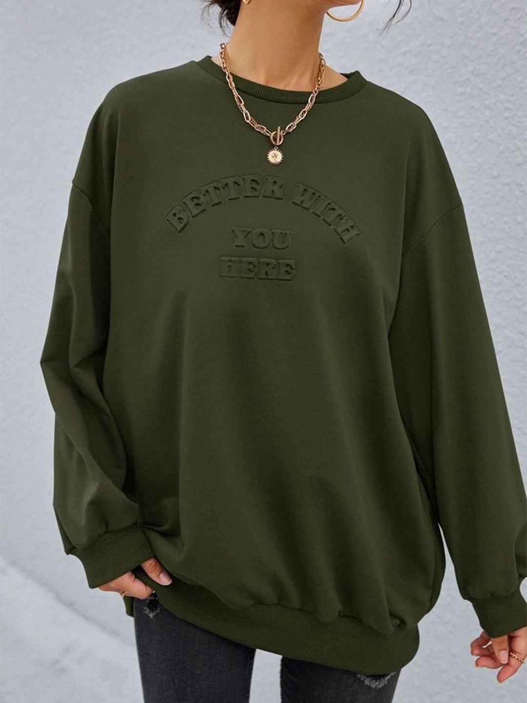 

LULU & SKY Women Sweatshirt, Green