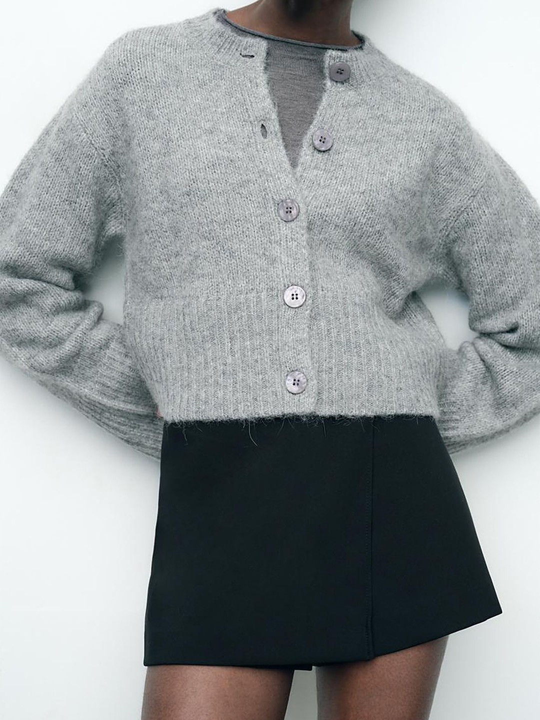 

LULU & SKY Women Cardigan, Grey