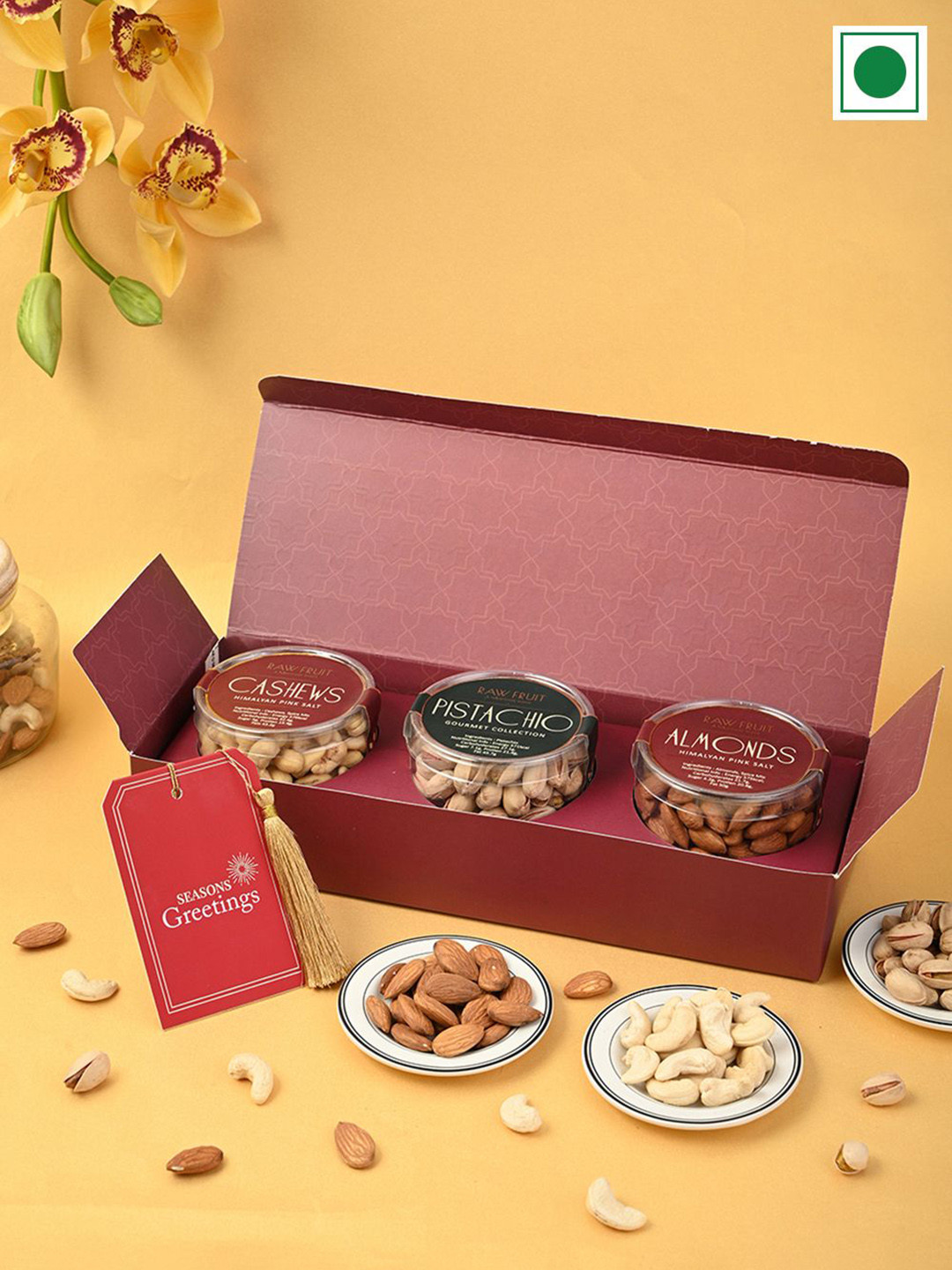 

RawFruit 3 Pcs Celebration Gift, Red