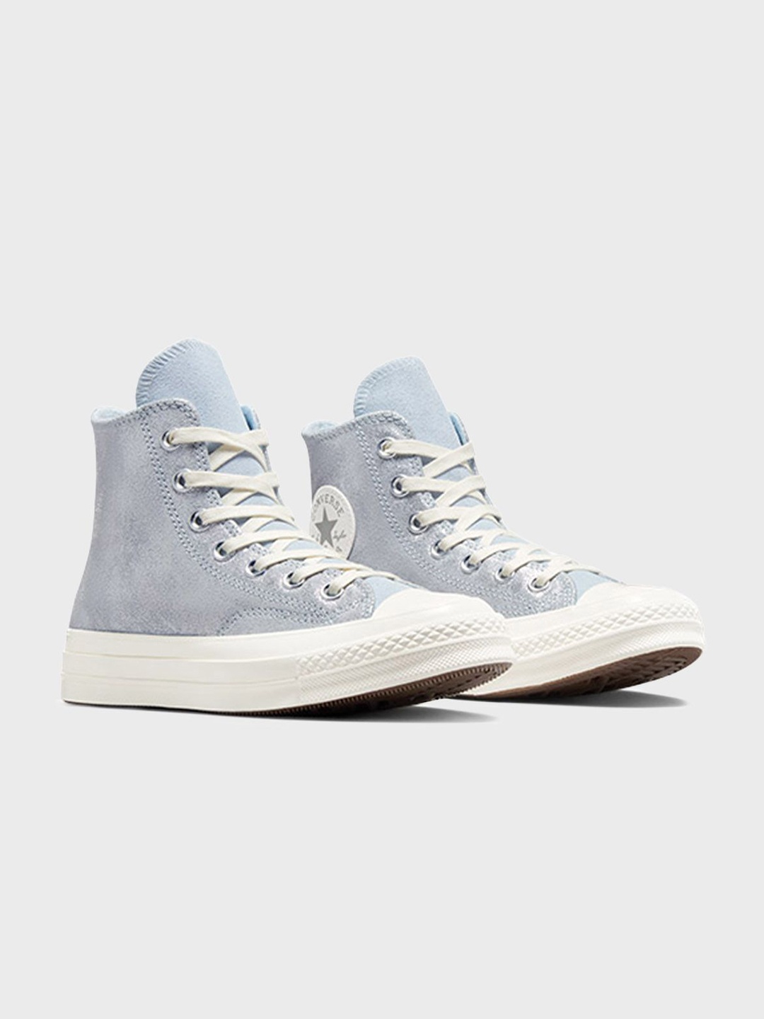 

Converse Unisex Chuck 70 Suede Shimmer High Top Sneakers, Grey
