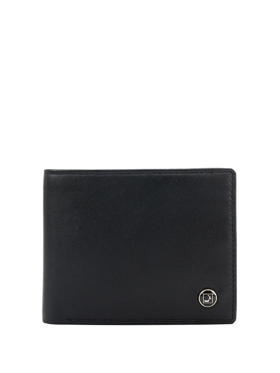 

Da Milano Men Leather Two Fold Wallet, Black