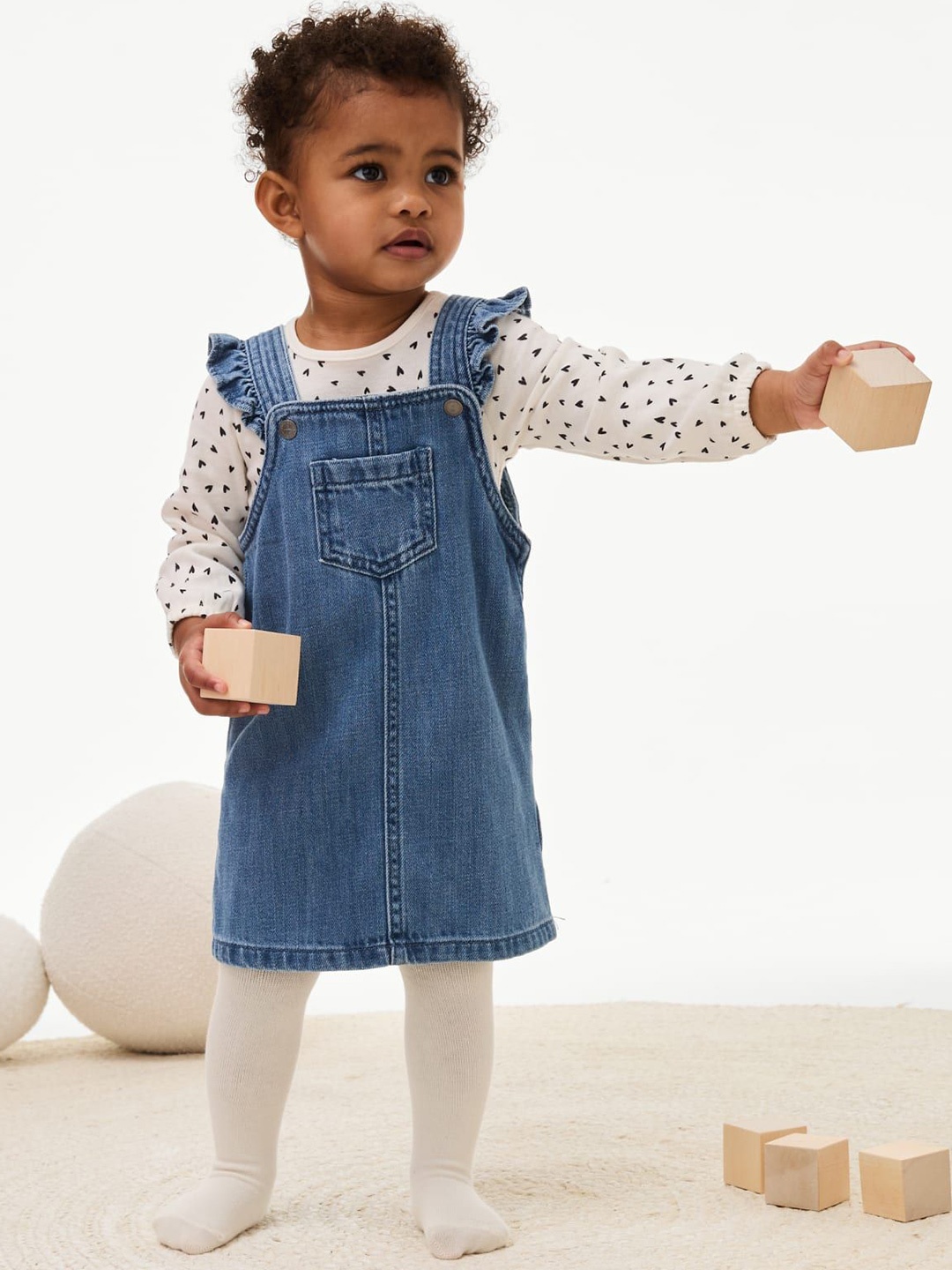

Marks & Spencer Pinafore Dress, Blue