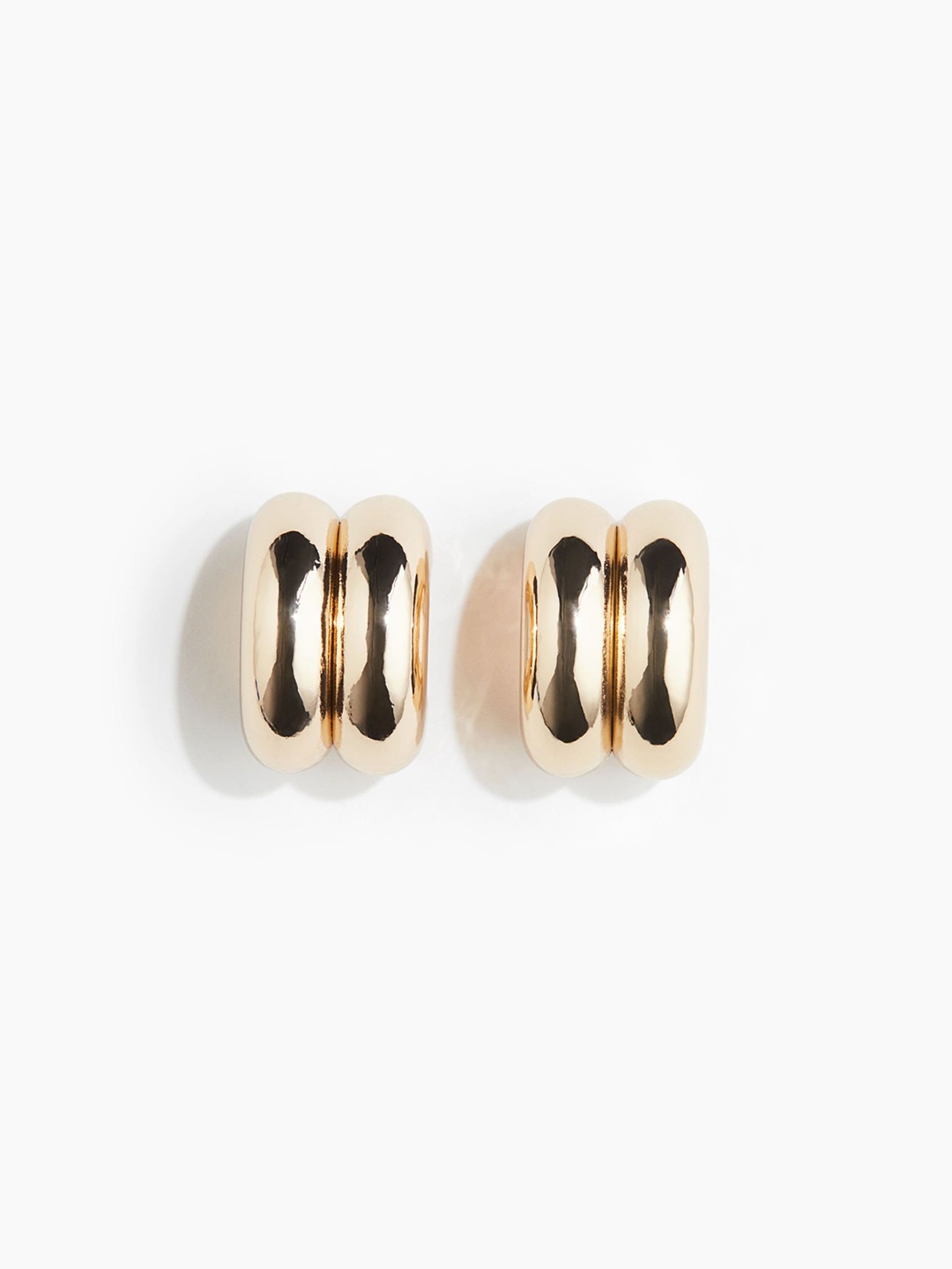 

H&M Double Hoop Earrings, Gold