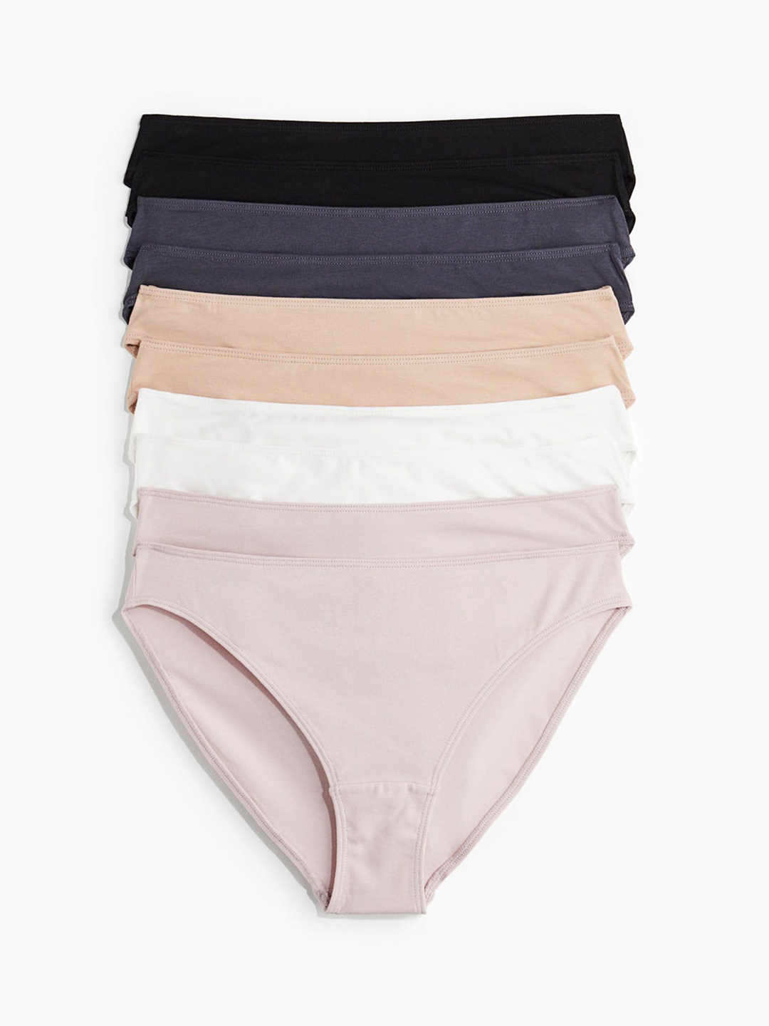 

H&M 10-Pack Cotton Briefs, Pink