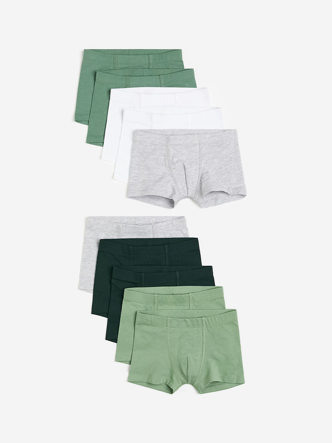 

H&M Boys 10-Pack Trunks, Green