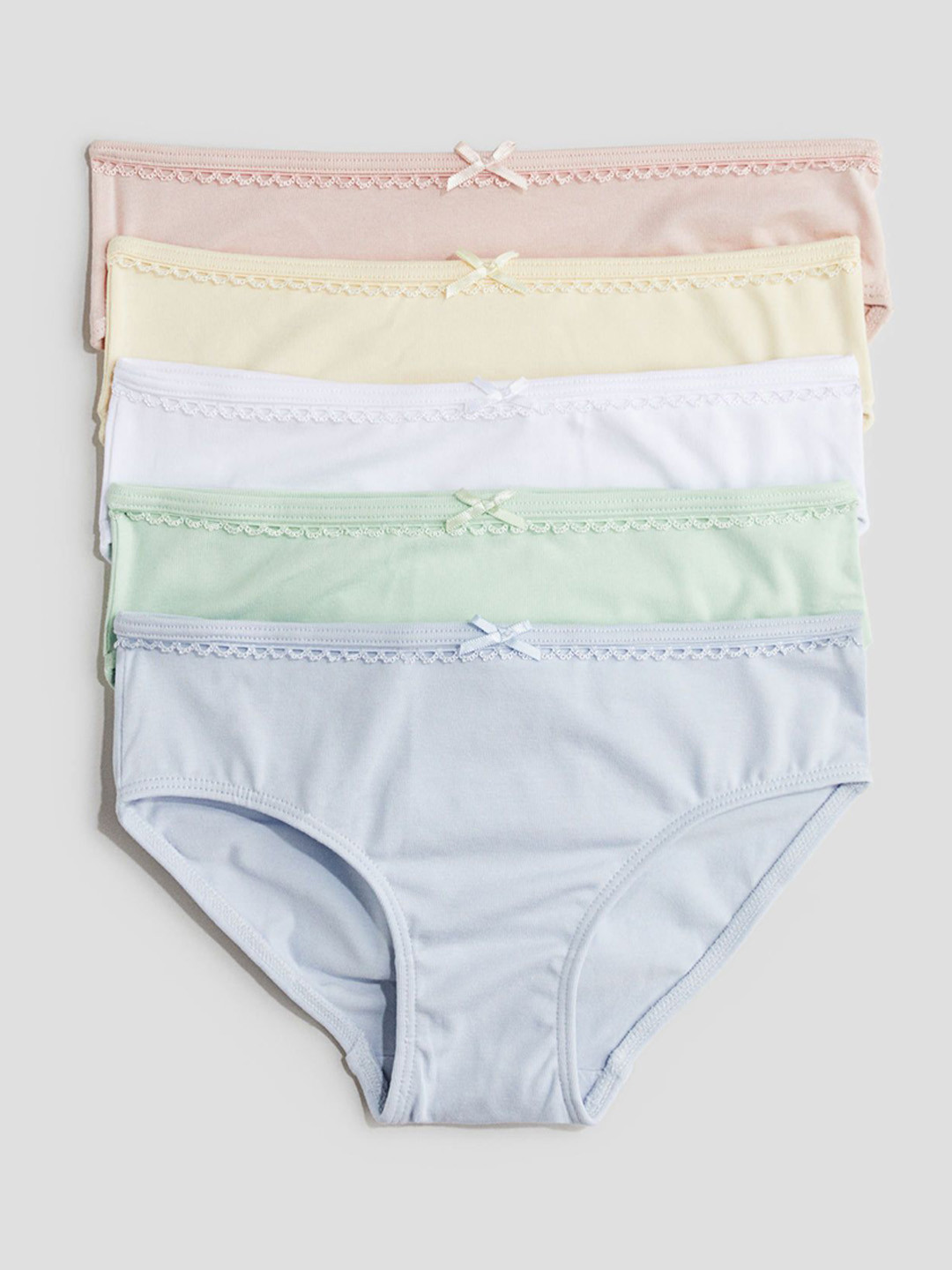 

H&M 5-Pack Cotton Briefs, Yellow
