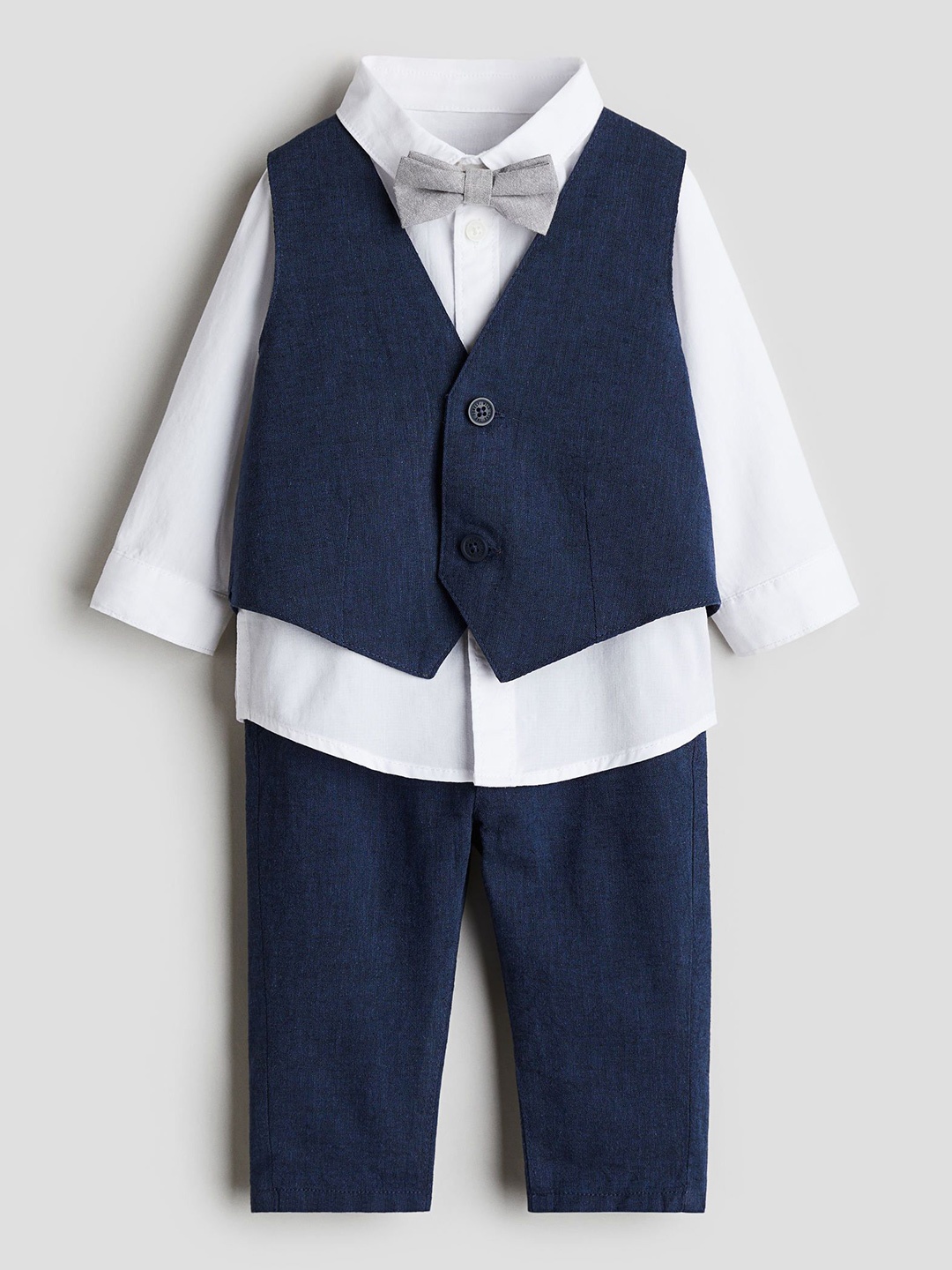 

H&M Boys 4-Piece Dressy Set, Blue