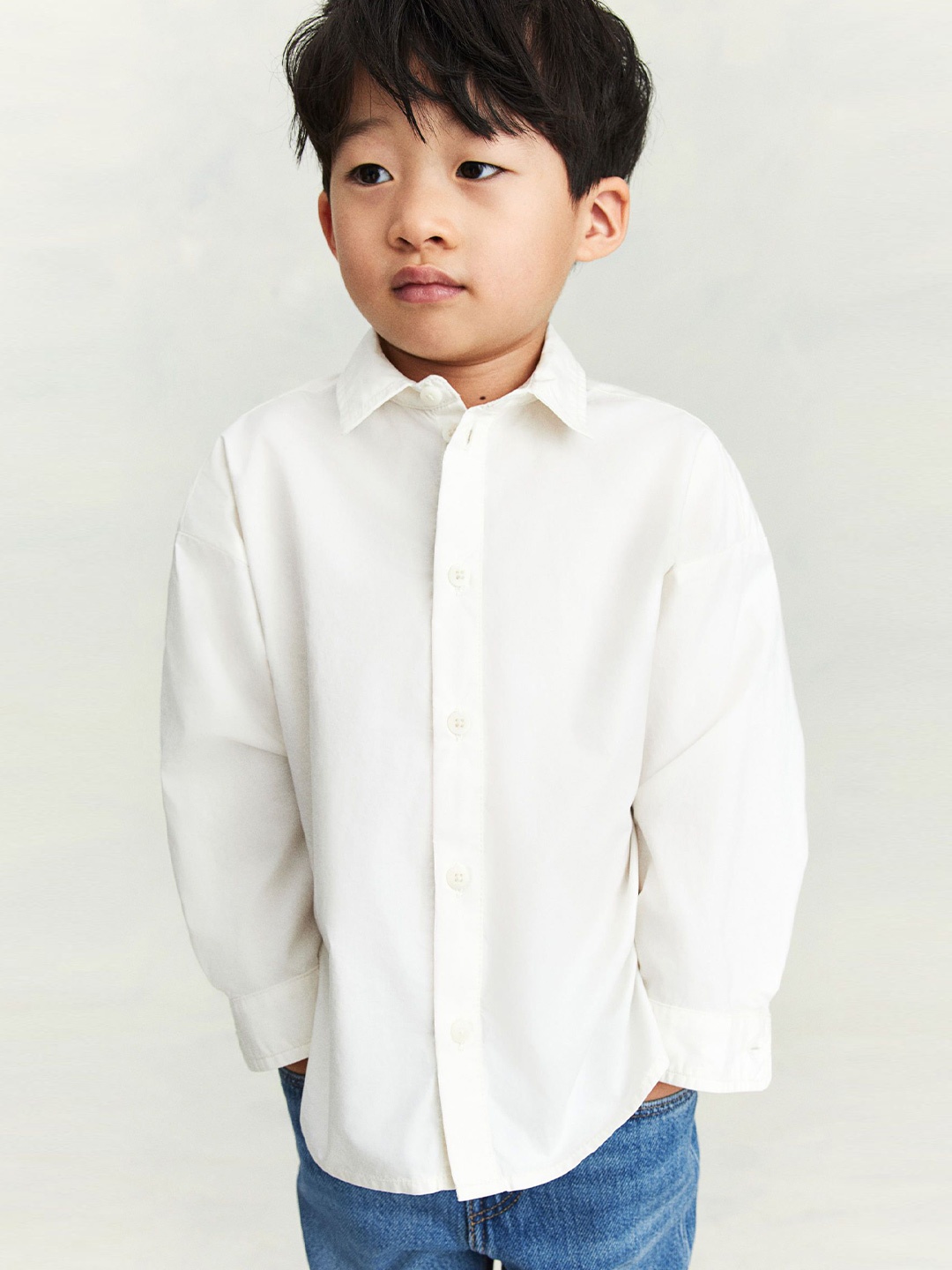 

H&M Cotton Shirt, White