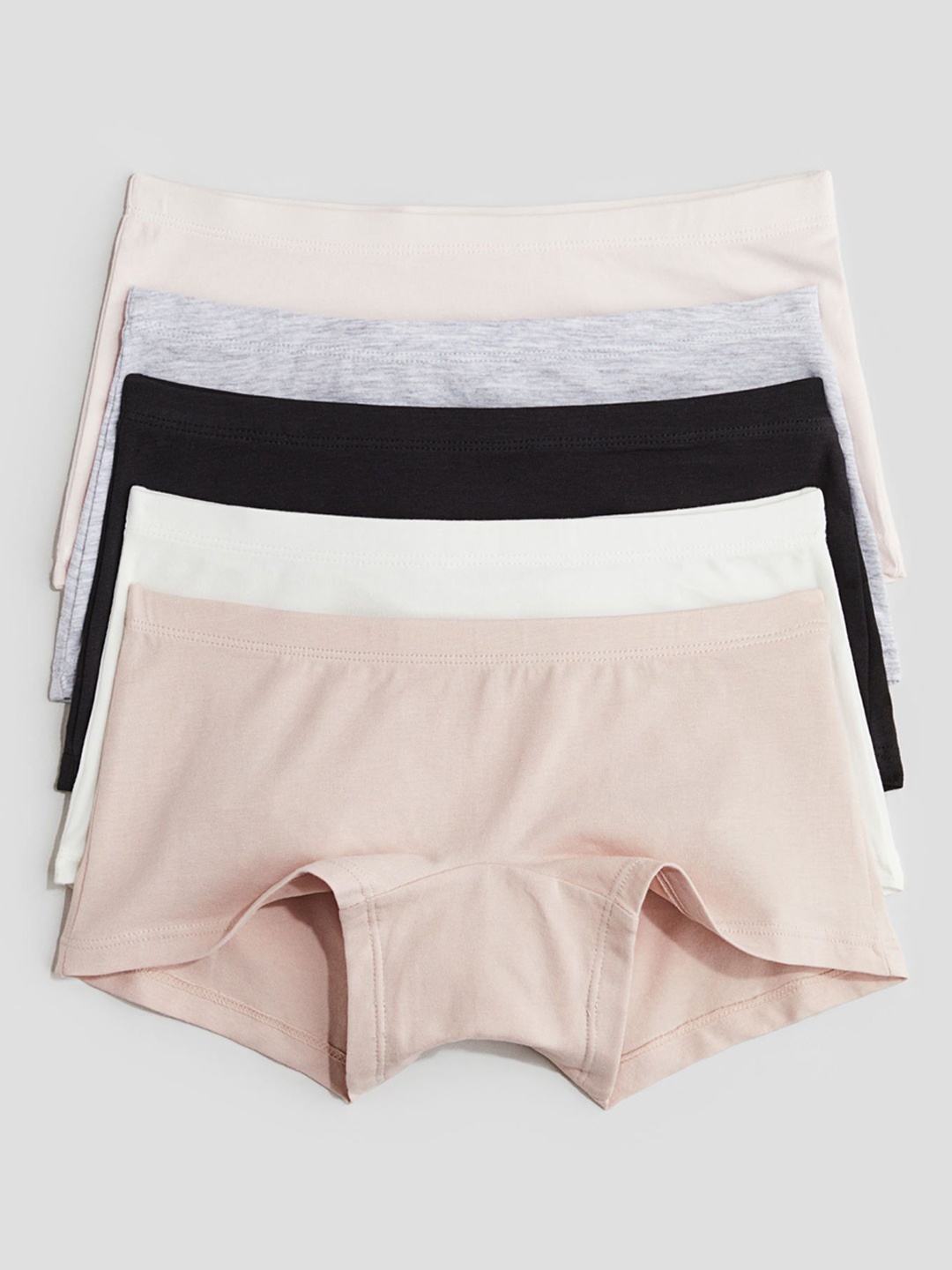 

H&M 5-Pack Cotton Boxers, White