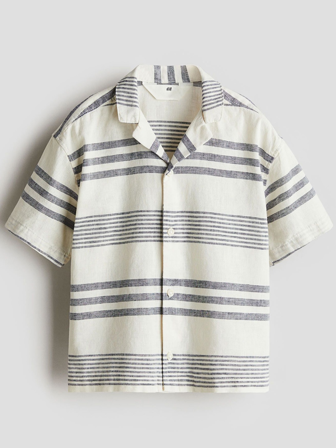 

H&M Cotton Resort Shirt, Cream