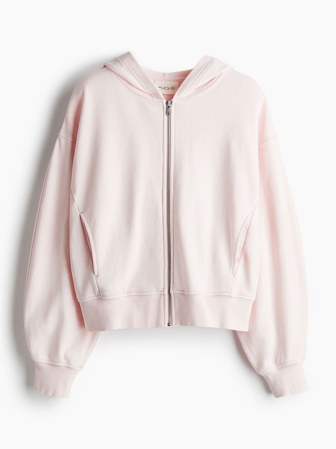 

H&M Sports Zip-Through Hoodie, Pink