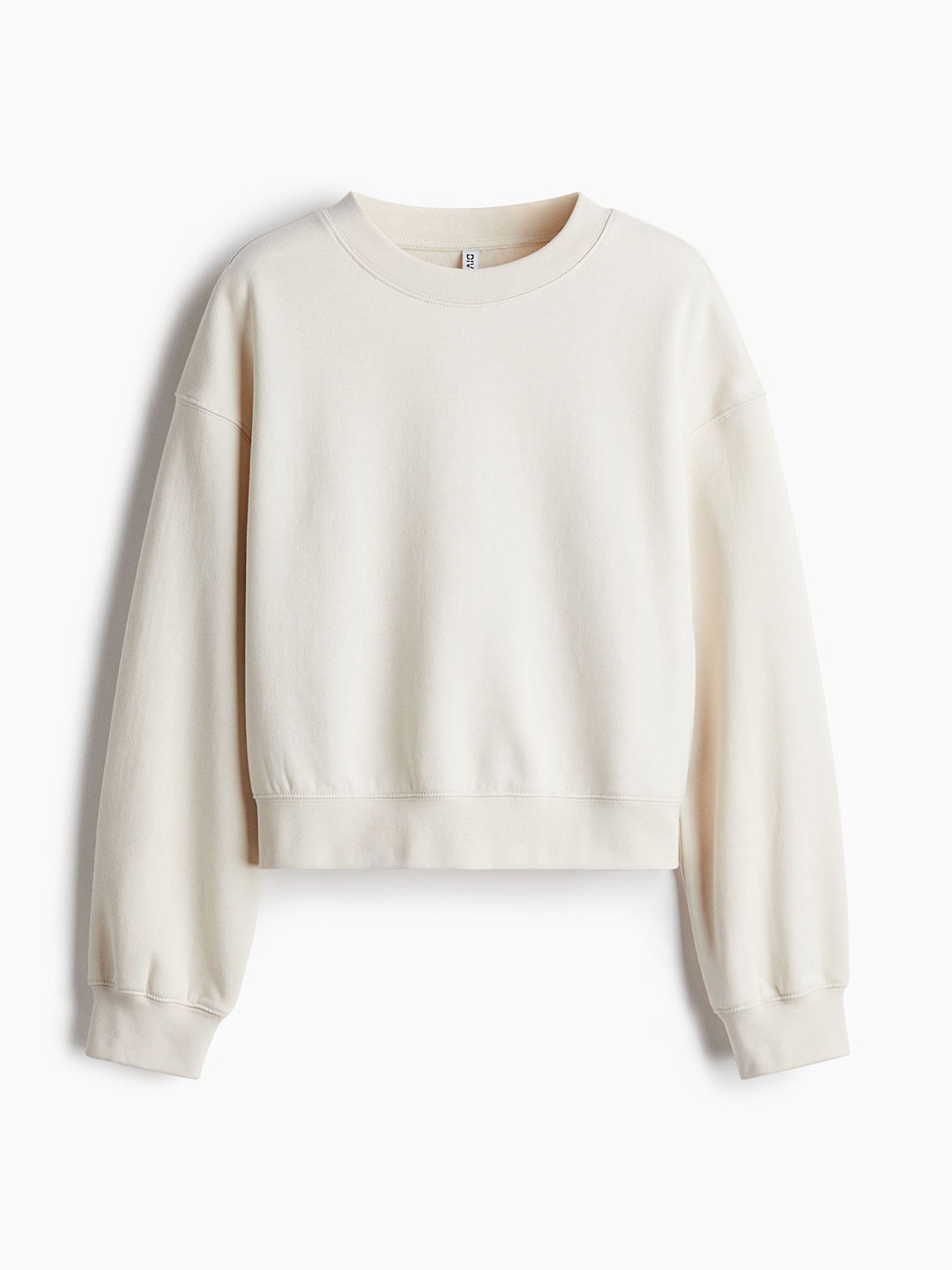 

H&M Women Loose-Fit Sweatshirt, Beige