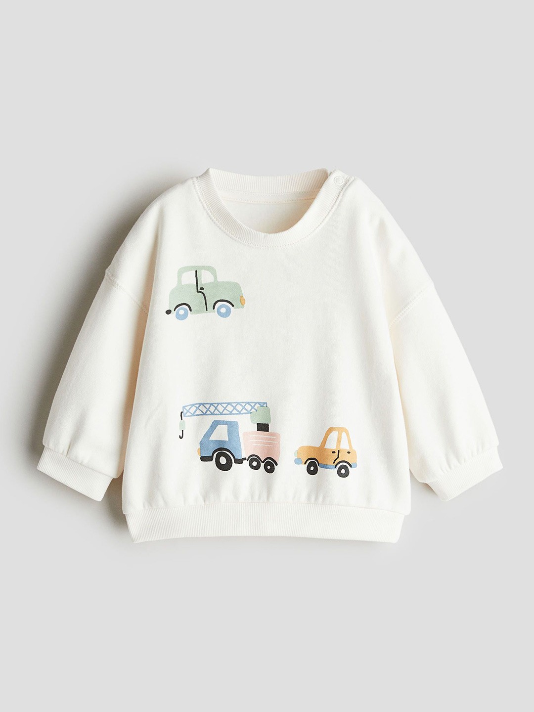 

H&M Boys Printed Sweatshirt, White