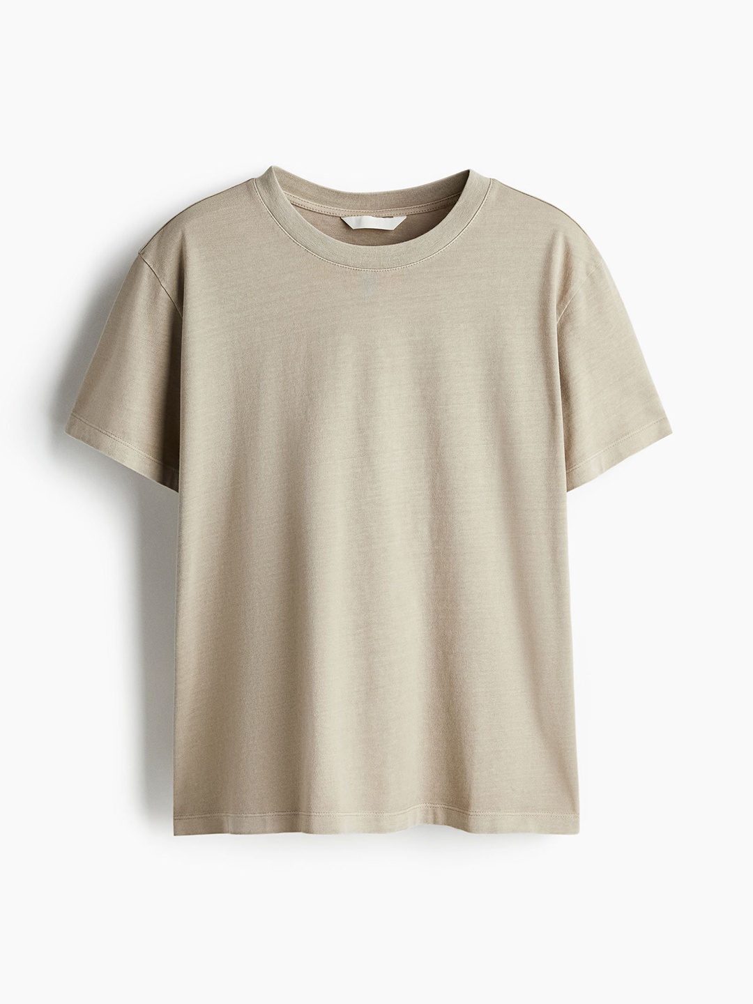 

H&M Cotton T-shirt, Beige