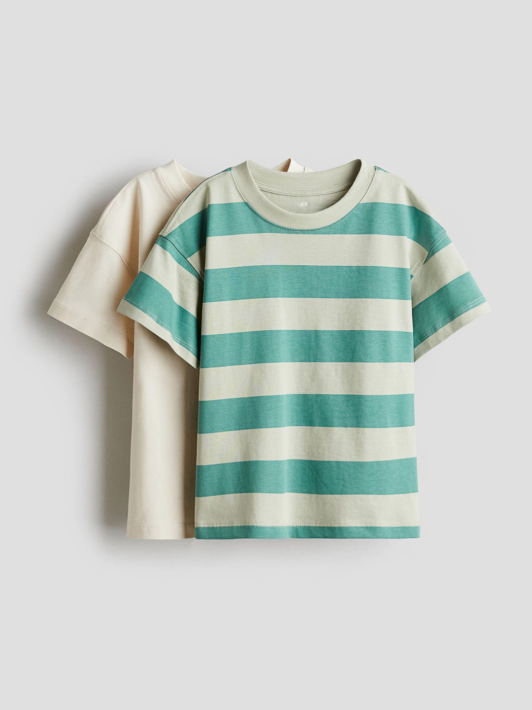 

H&M 2-Pack Oversized T-Shirts, White