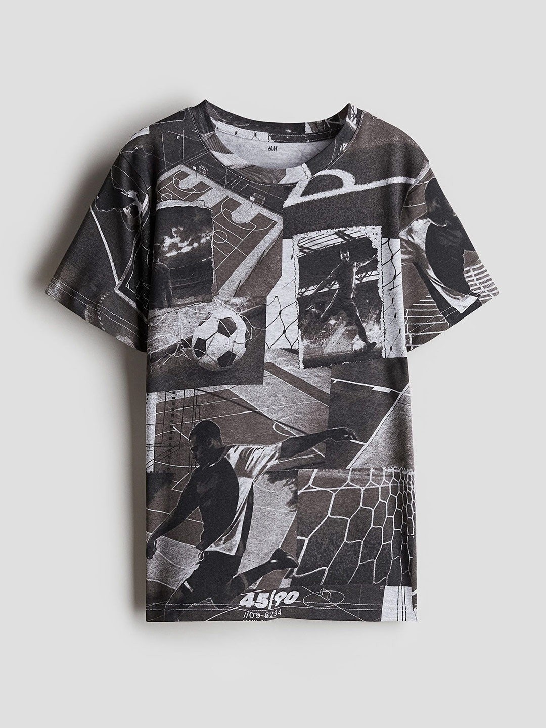 

H&M Printed T-Shirt, Grey