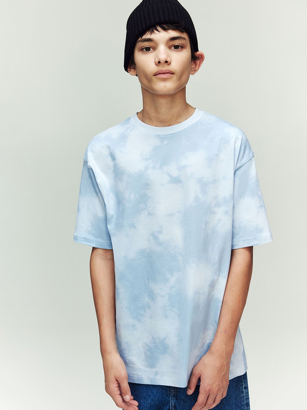 

H&M Cotton Jersey T-Shirt, Blue