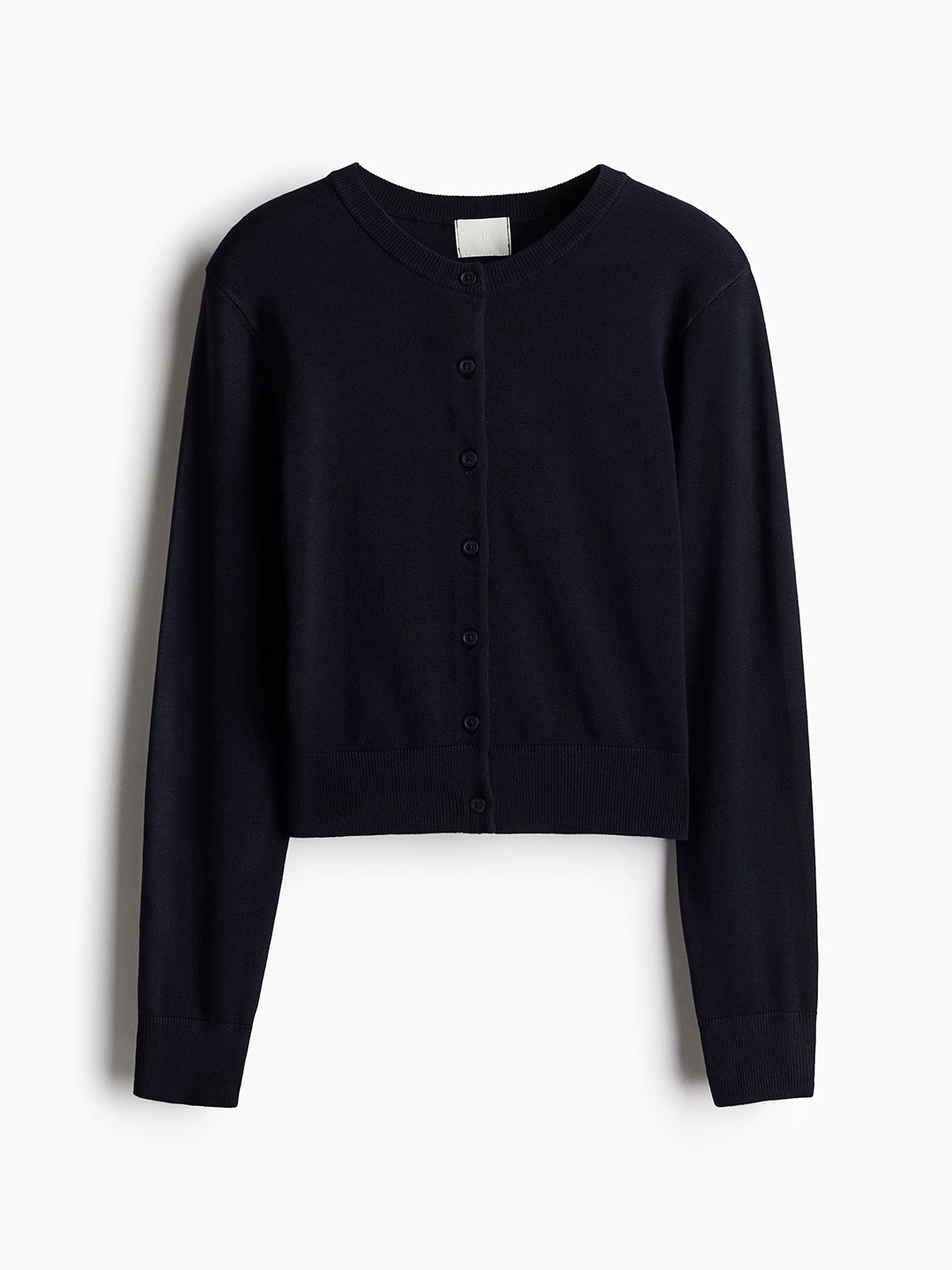 

H&M Fine-Knit Cardigan, Navy blue