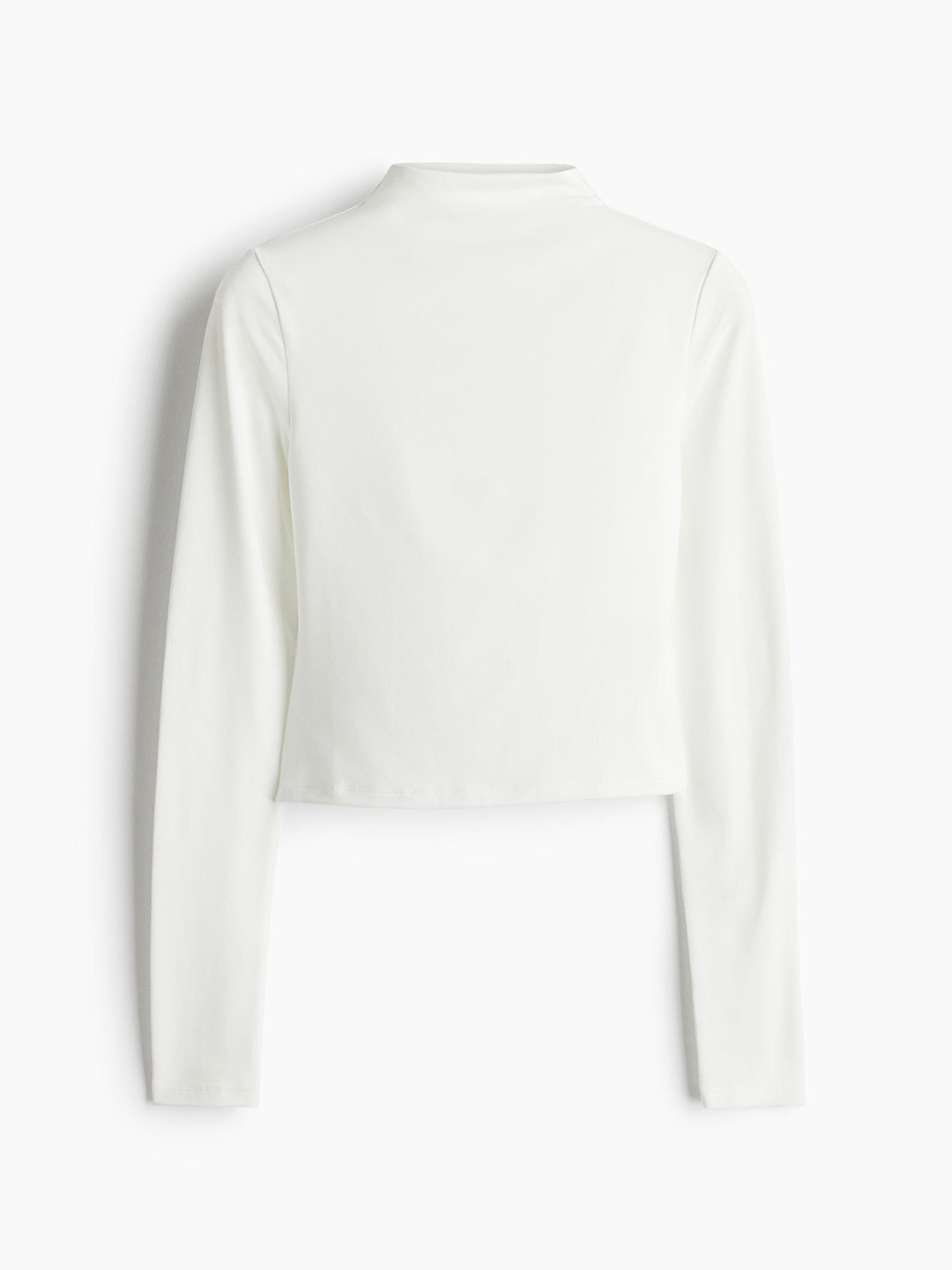 

H&M Women Turtleneck Top, White