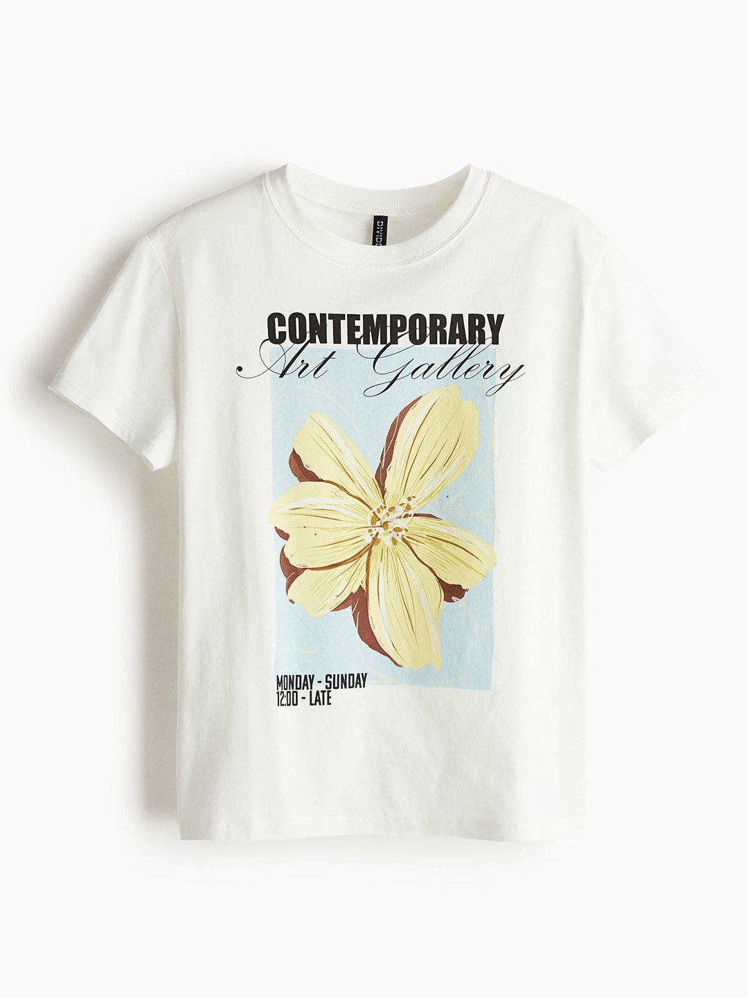 

H&M Printed T-Shirt, White