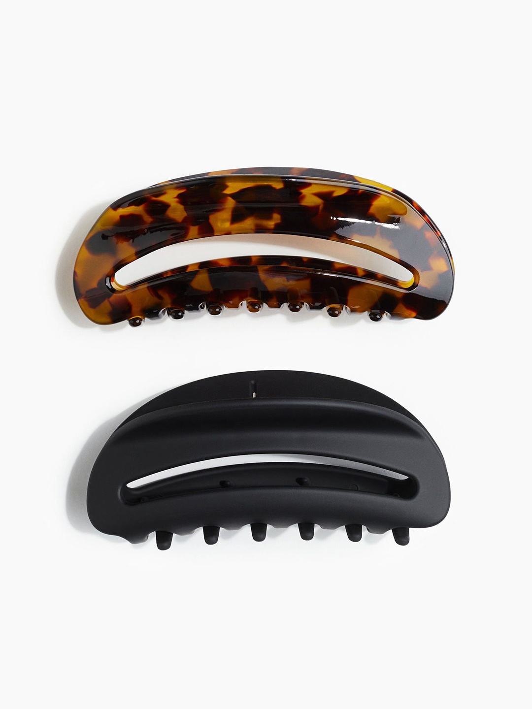 

H&M Women 2-Pack Hair Claws, Black