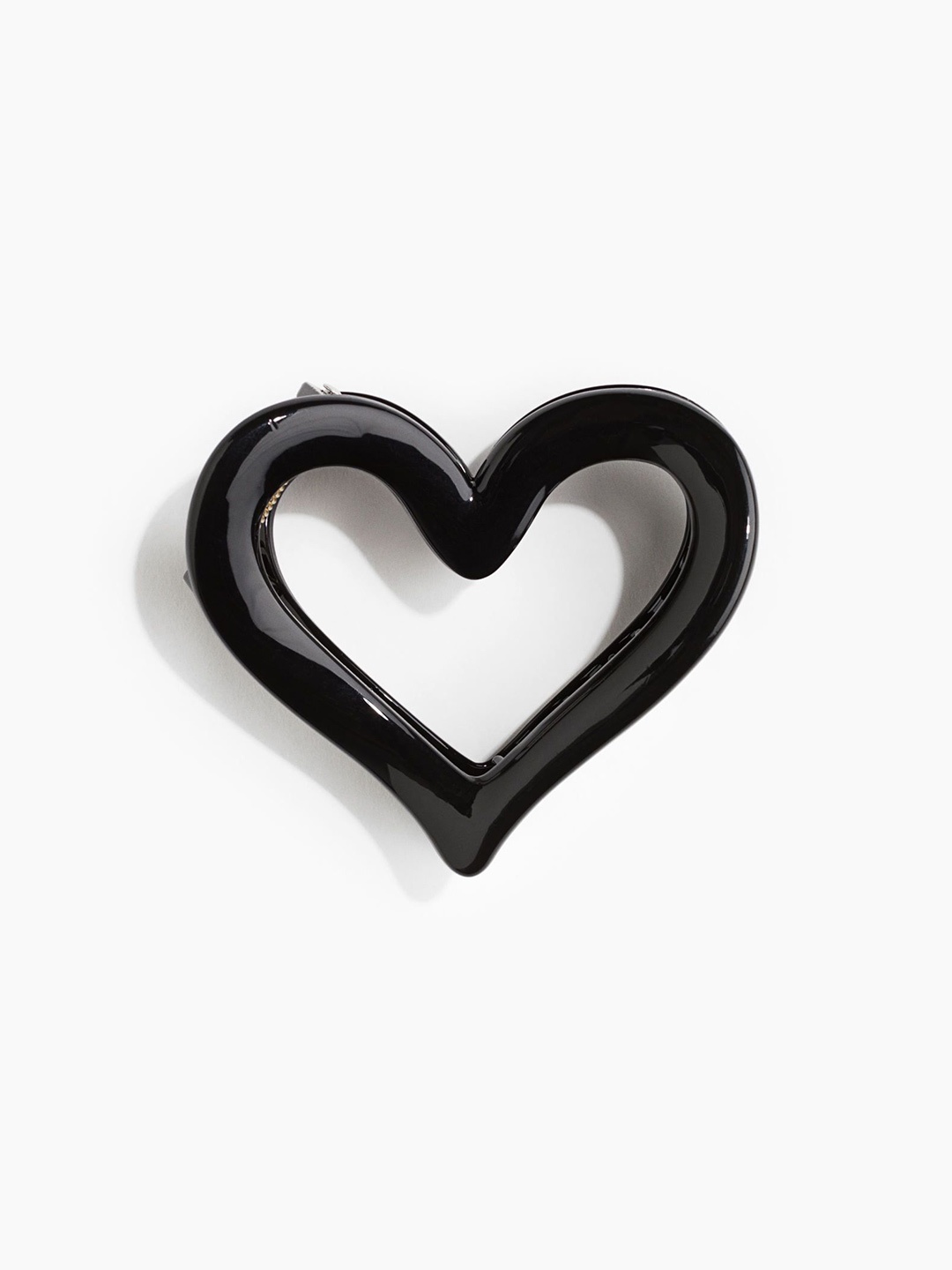 

H&M Women Heart-Shaped Hair Claw, Black