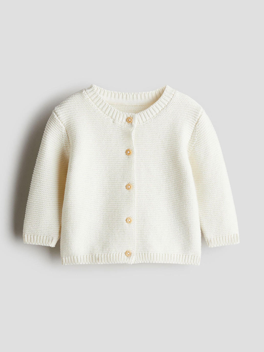 

H&M Boys Knitted Cardigan, White