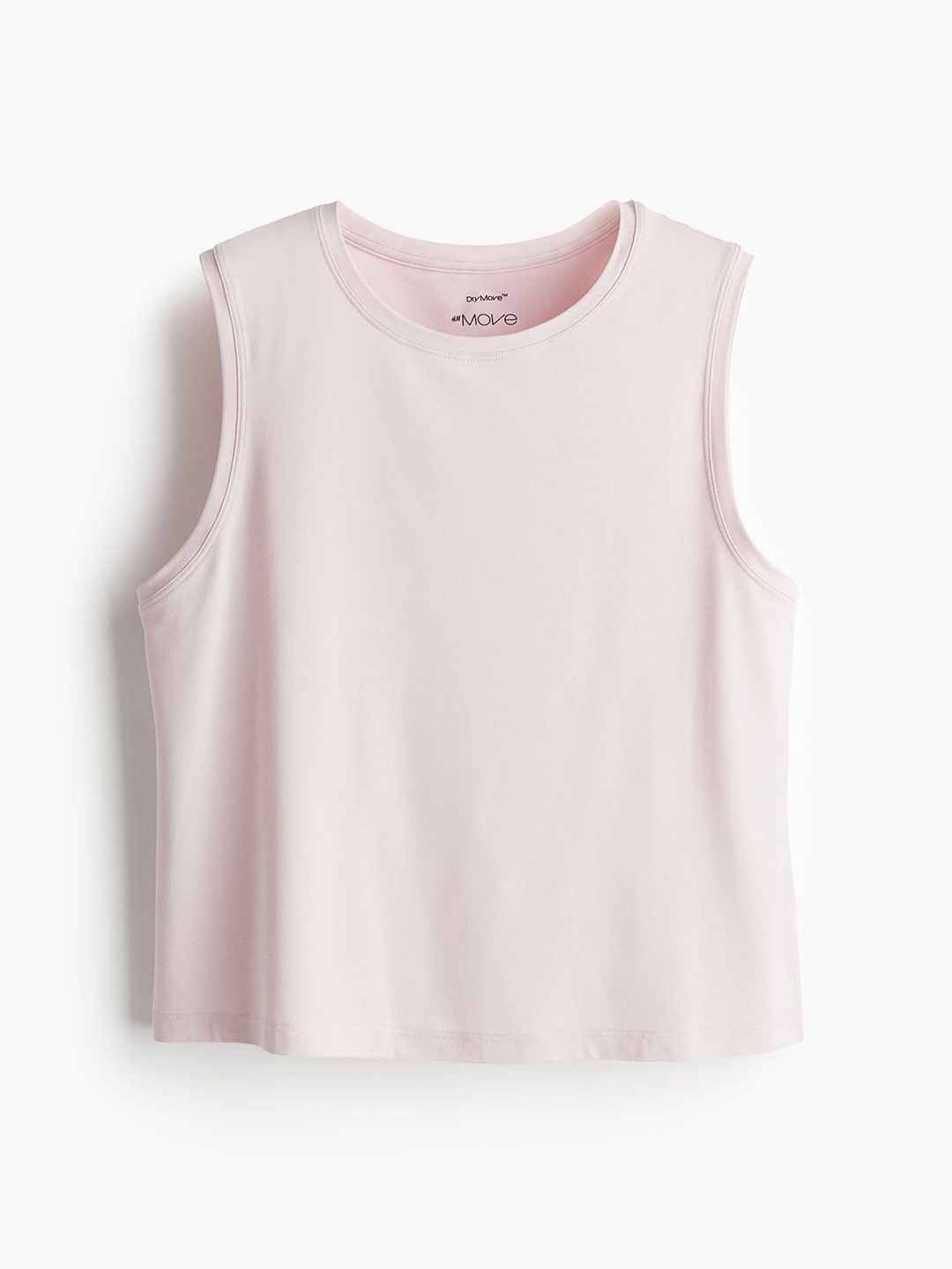 

H&M Boxy-Style Sports Vest Top In DryMove, Pink