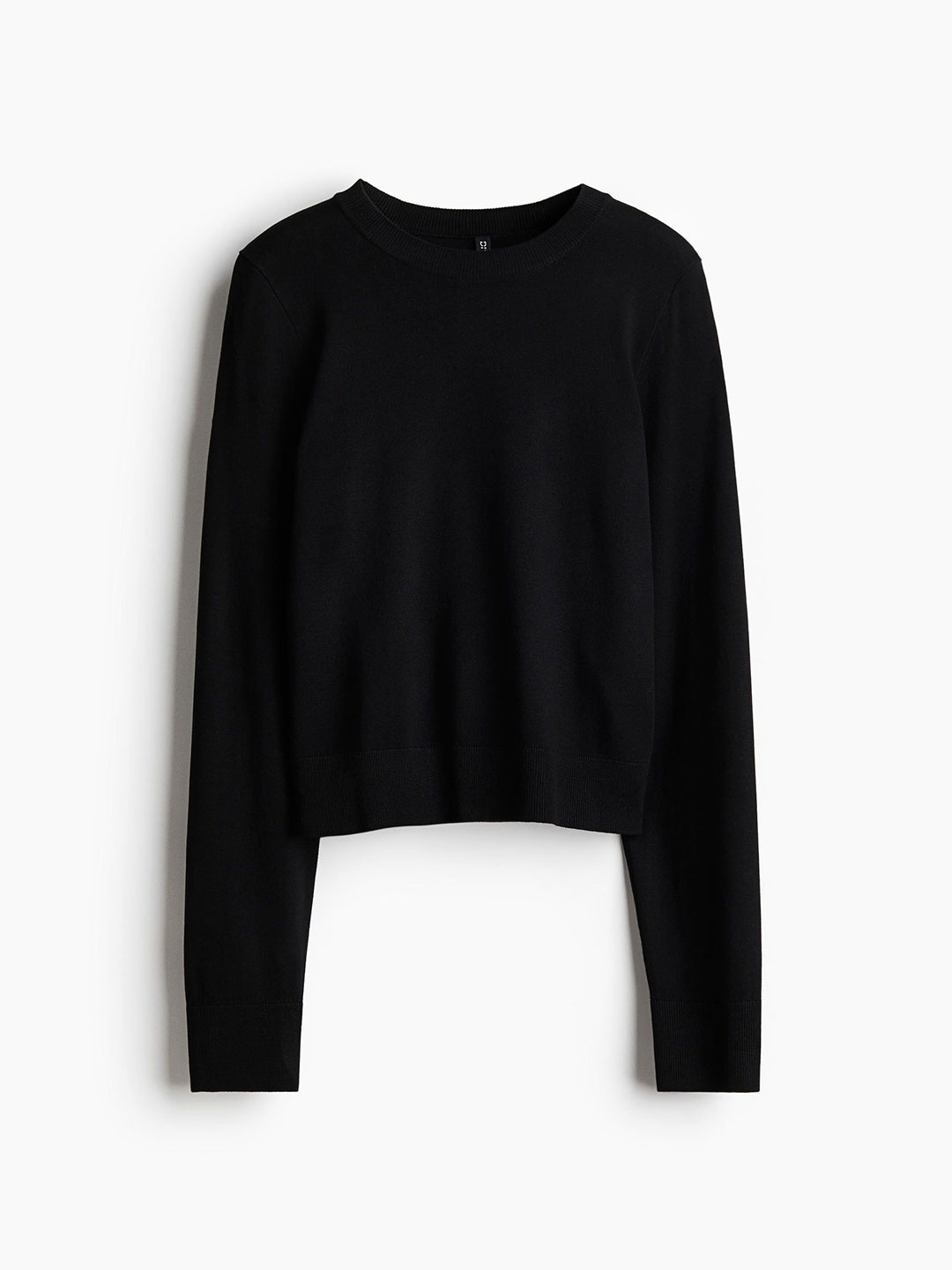 

H&M Women Fine-Knit Jumper, Black