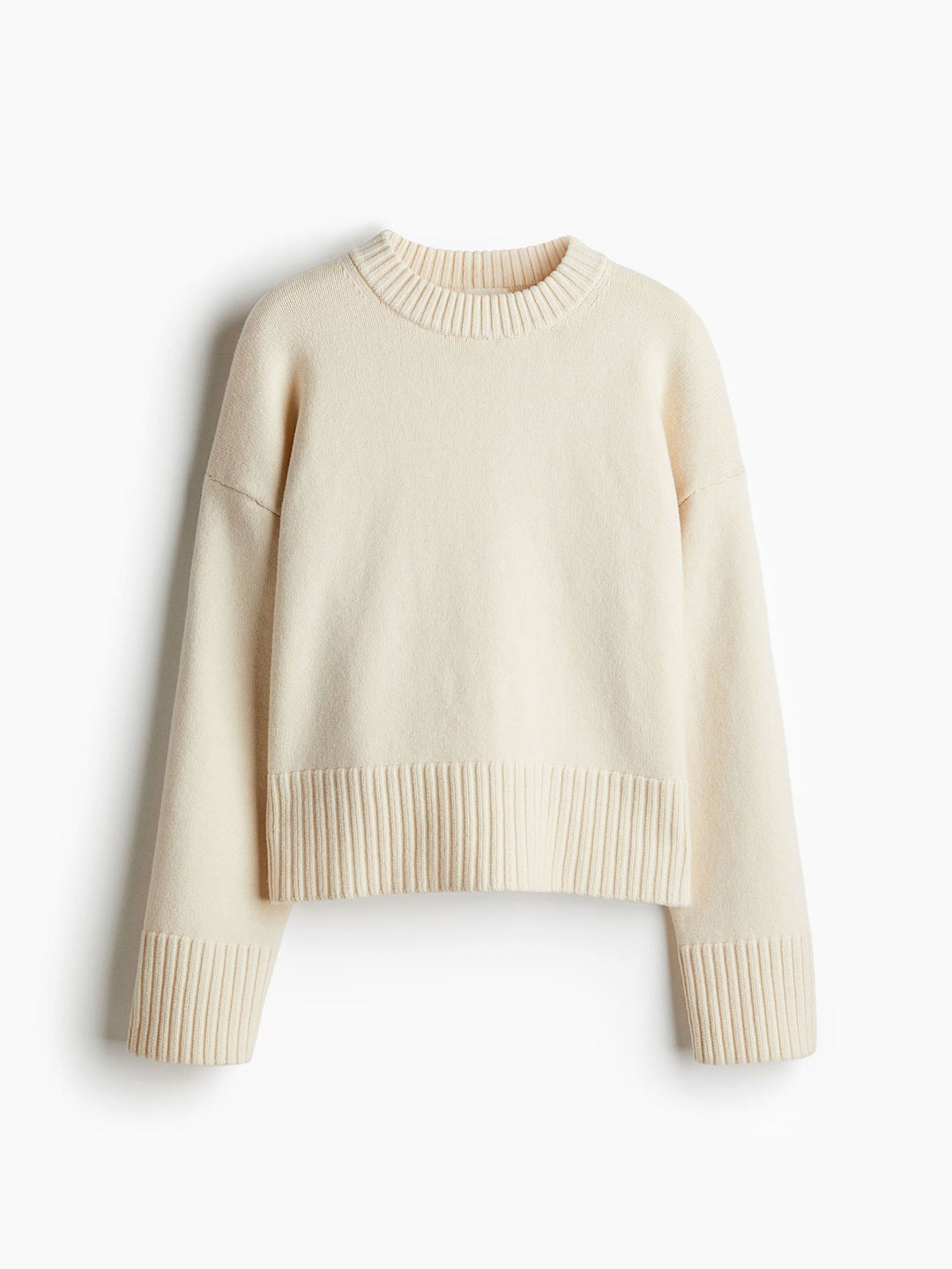 

H&M Fine-Knit Jumper, White