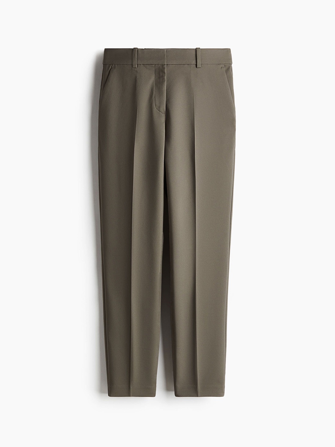 

H&M Women Cigarette Trousers, Green