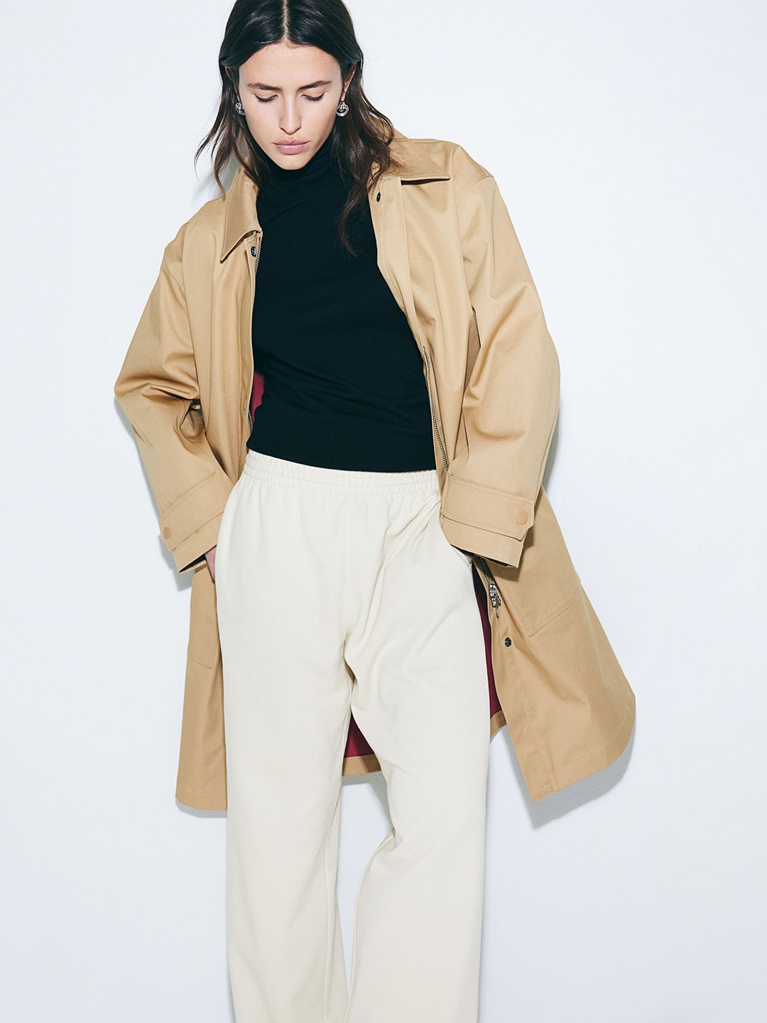 

H&M Sweatpants, Beige