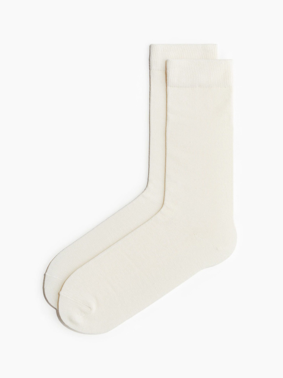 

H&M Men Bamboo Viscose-Blend Socks, White