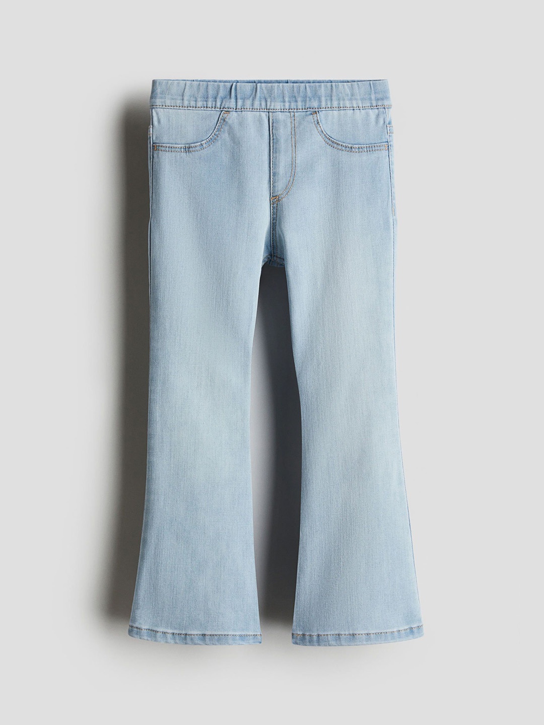 

H&M Superstretch Flared Leg Jeans, Blue