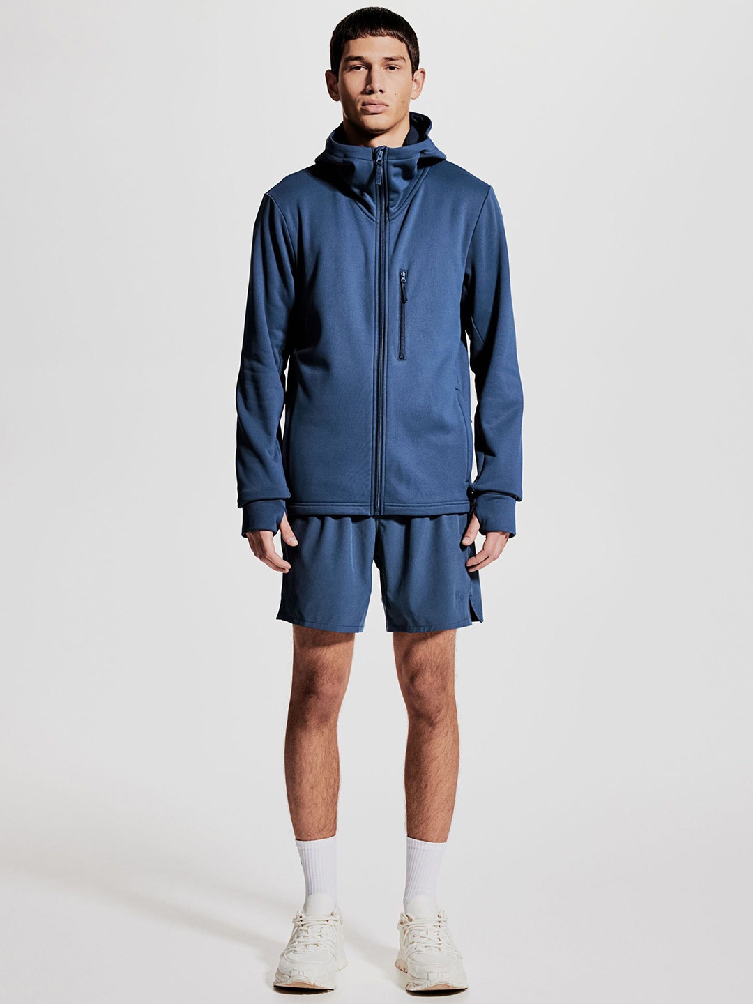 

H&M Regular Fit Mid Layer Jacket, Blue