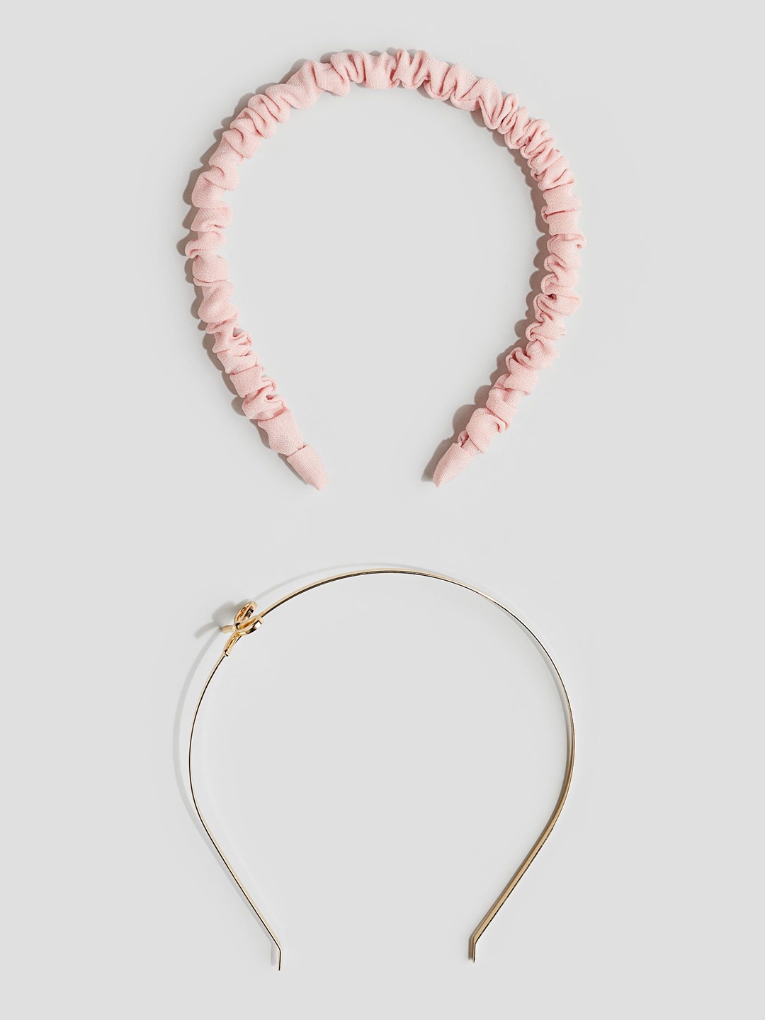 

H&M Girls 2-Pack Alice Bands, Pink