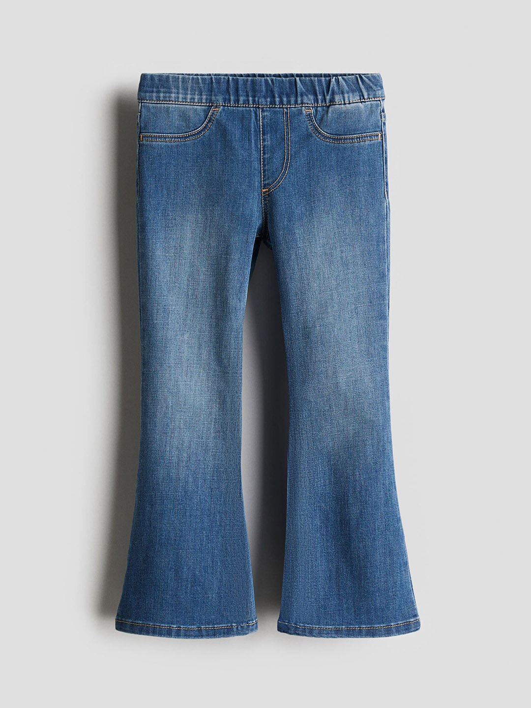 

H&M Superstretch Flared Leg Jeans, Blue