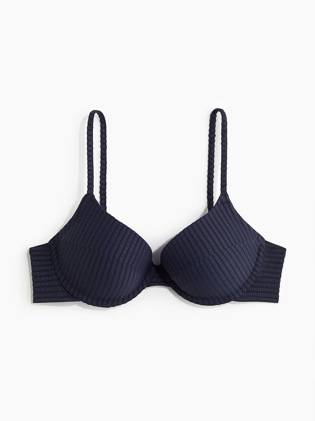 

H&M Push-Up Bikini Bra, Navy blue