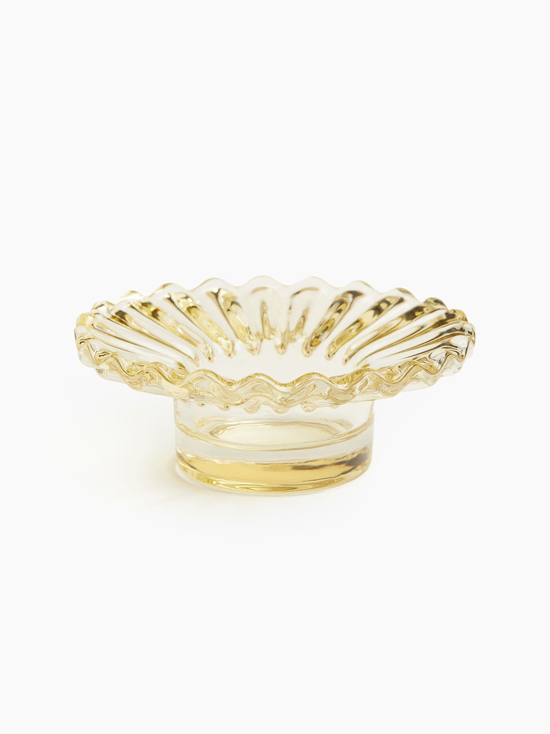 

H&M Yellow Glass Tealight Holder