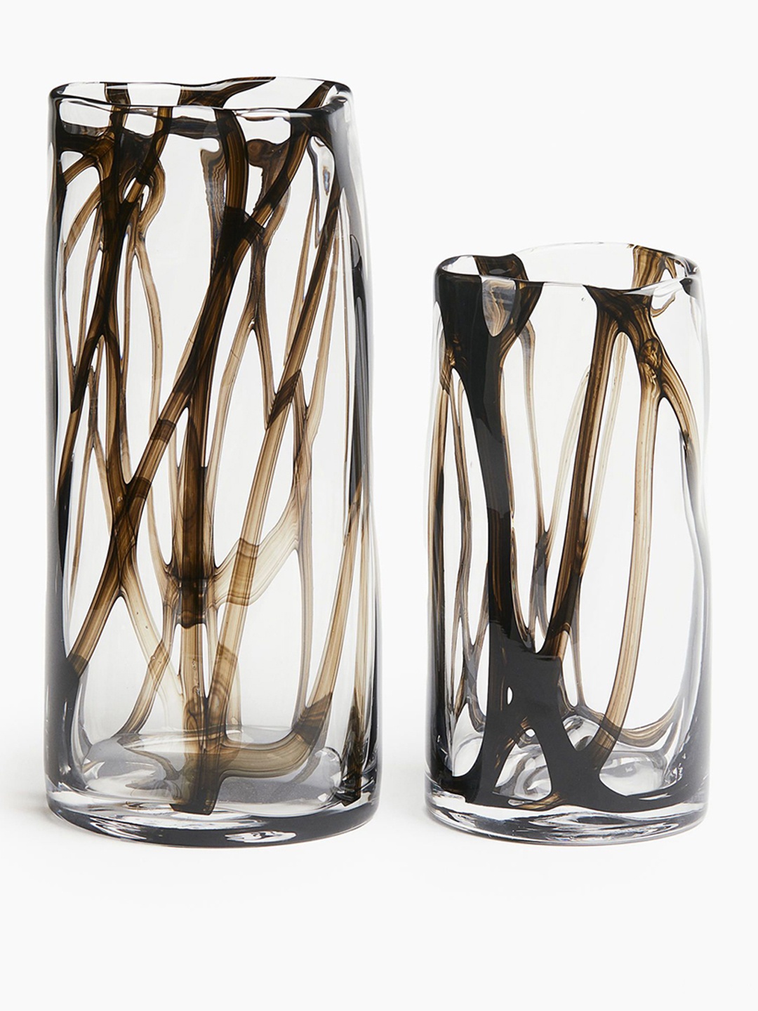 

H&M Black Large Glass Vase