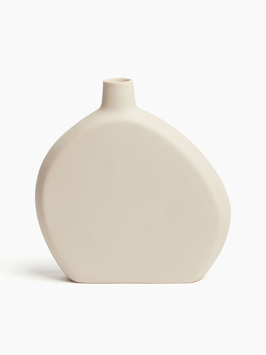 

H&M Beige Asymmetric Stoneware Vase