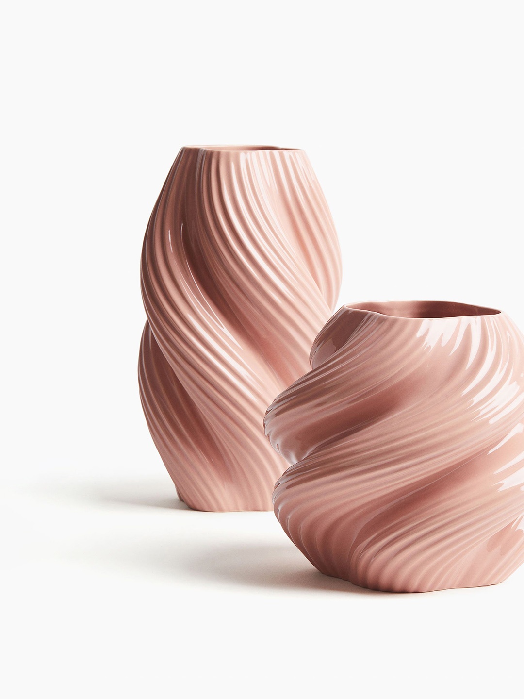 

H&M Pink Tall Stoneware Vase