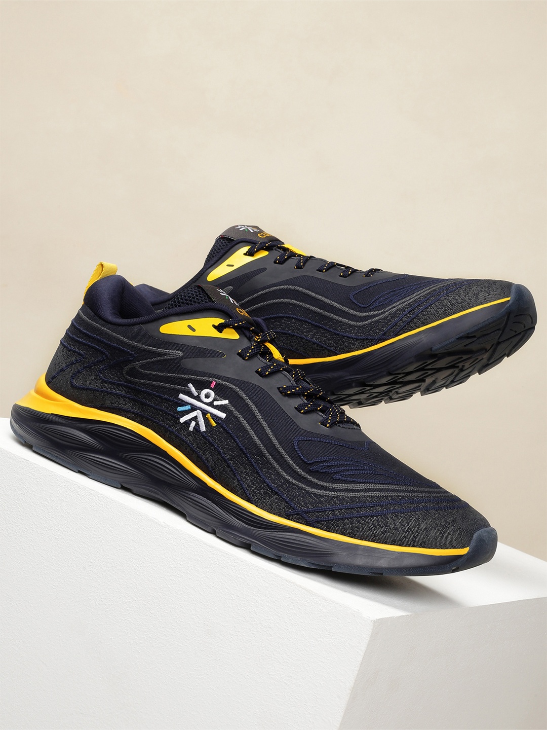 

Cult Men DynamicWave Running Shoes, Navy blue